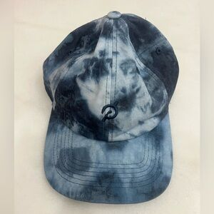 Peloton Blue and White Tie-Dye Hat